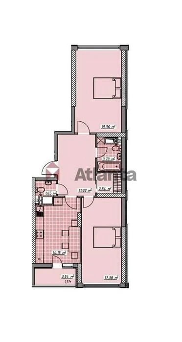 Двухкомнатная квартира в ЖК Элегия Парк