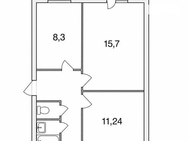 Sale of 2-room apartment 49.74 sq. m. on Borispolska Street 28B • I
