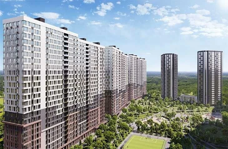 1-room apartment at Kaunaska Street, 27, Star City Residential Complex, building 4