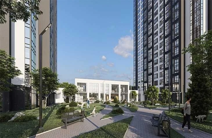 1-room apartment at Kaunaska Street, 27, Star City Residential Complex, building 4