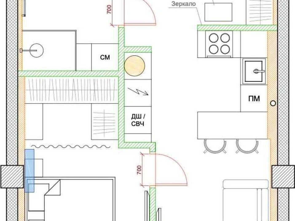 Apartment. Dnipro, Shevchenko St.