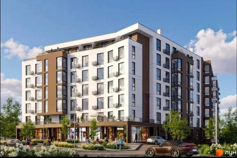 Продаж 2 кімнатної квартири 62,07 м2 4 поверх з 8 в ЖК Parus