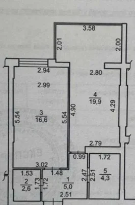 Продаж 1-к , ЖК Р2 Резіденс , Роксоляни, 49/20/29м2 , 63749$