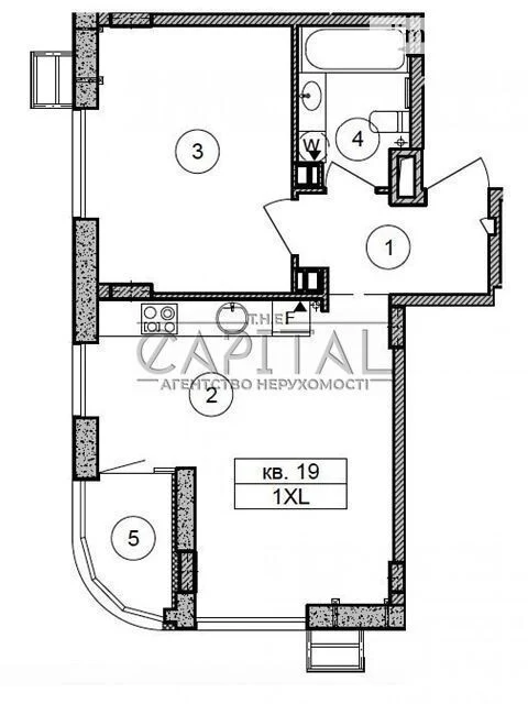 Sale of 2-room apartment 46 sq. m on Tadeya Rylskogo Blvd. 4 • ID