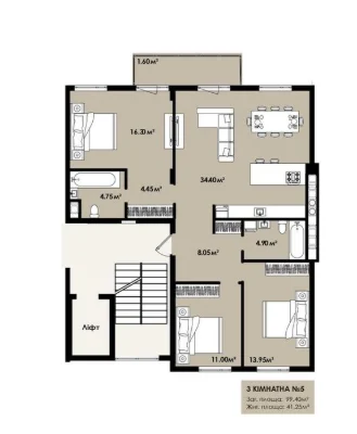 Продаж 3 кім квартири 99м² у Willa Karolinа|Клубний будинок|
