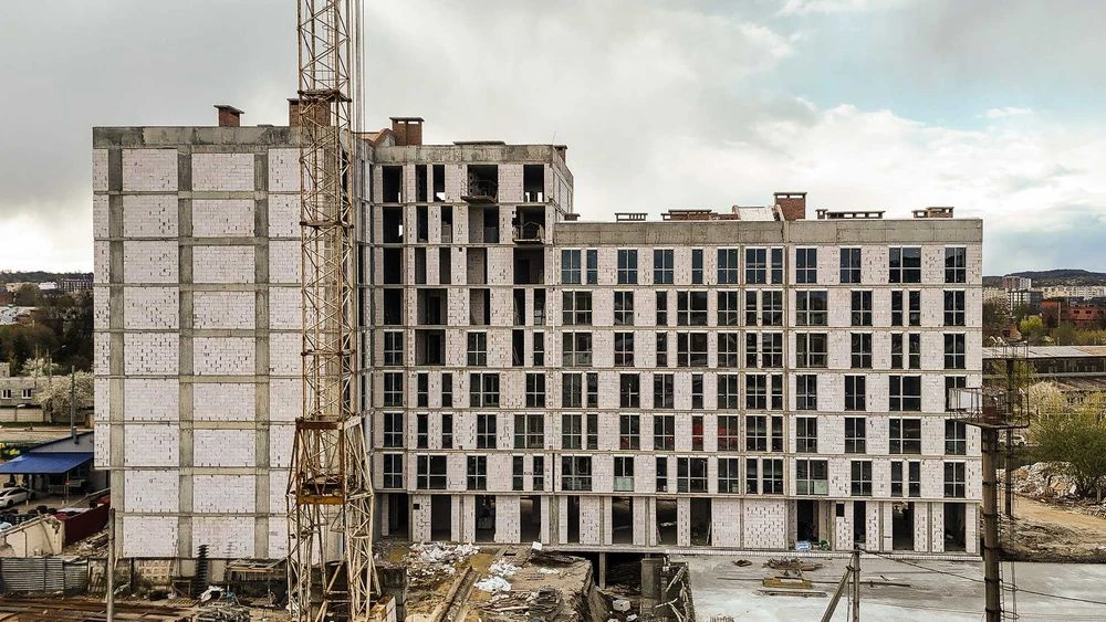 3-кімнатна квартира 84.88 м² у ЖК Father кухня-вітальня, лод