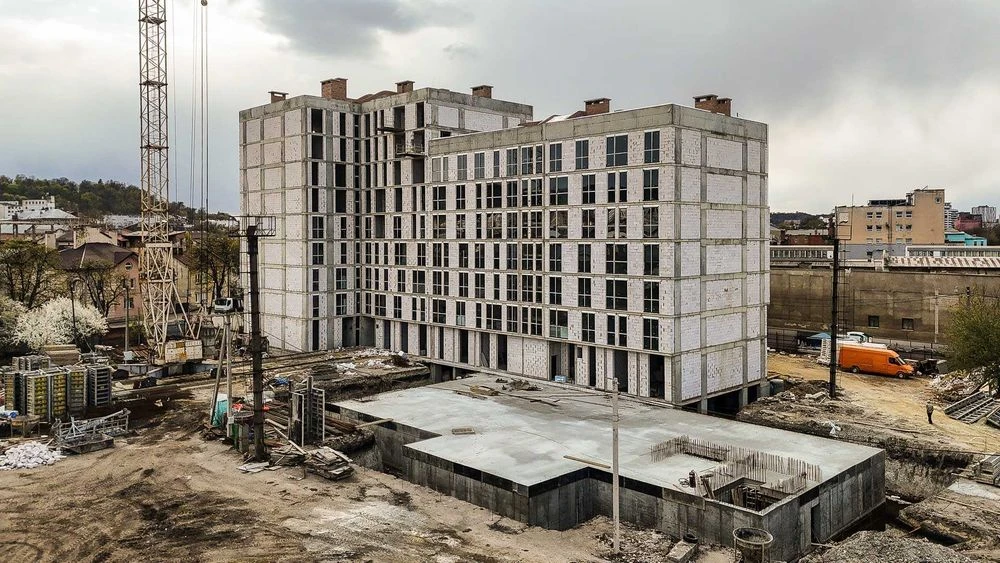 3-кімнатна квартира 84.88 м² у ЖК Father кухня-вітальня, лод