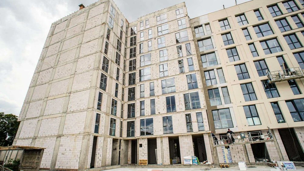 3-кімнатна квартира 84.88 м² у ЖК Father кухня-вітальня, лод