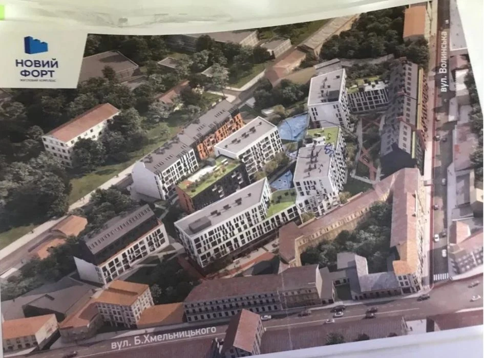 ТЕРМІНОВО продаж 1-к,Волинська , ЖК Новий Форт , 43/28/15м2,