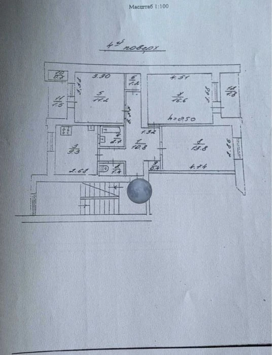 Продаж 3 кім к-ри,вул. Любінська, 110 тис долСША