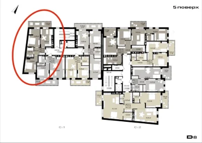Продаж 2-кімнатної квартири (56 м²) в ЖК D8 на вул. Дашкевич