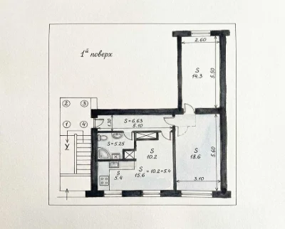 Продаж квартири 60 м², 1 поверх, від власника, без комісії Л