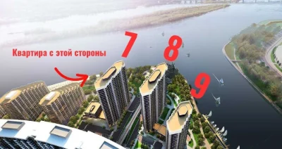 Sale of two apartments in the Zarechny residential complex, building 7