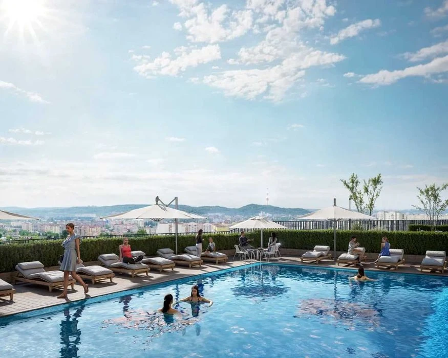 1кім.квартира в ЖК "Viking Hills" 40,8м2 на представницькому