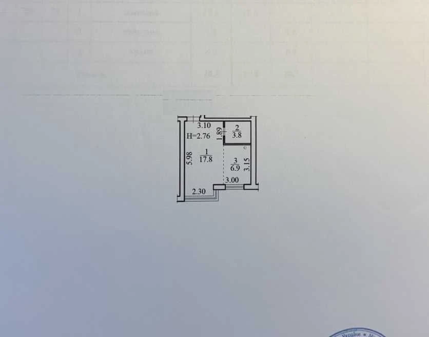 1-room apartment for sale in Club House residential complex, 4 Hrusheva Street