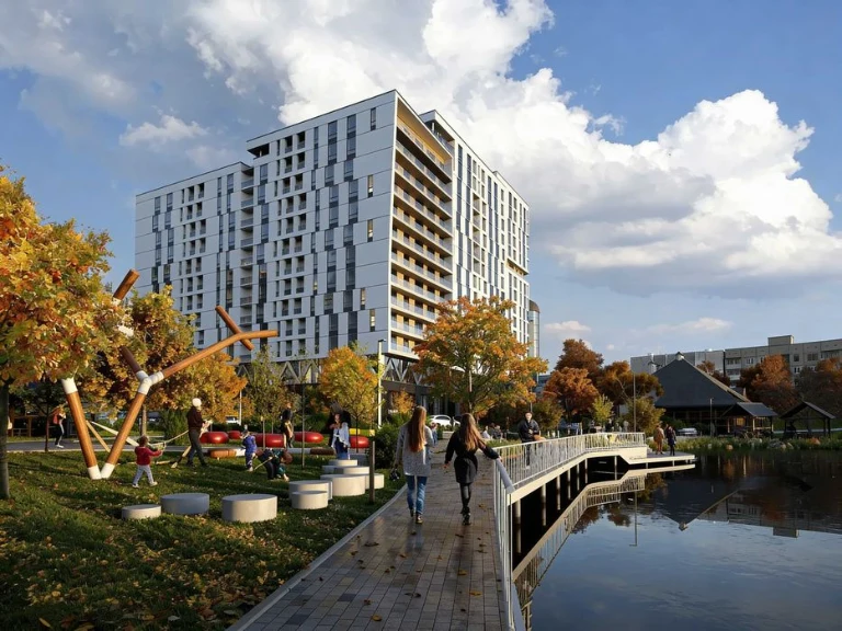 1-кімнатна квартира з лоджією в ЖК Lake View — вул. Володими