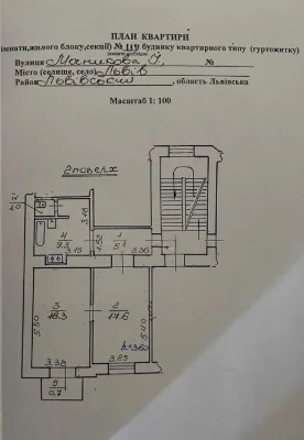 Продаж 3 кім. квартири (Варіант для бізнесу) Ближній Центр