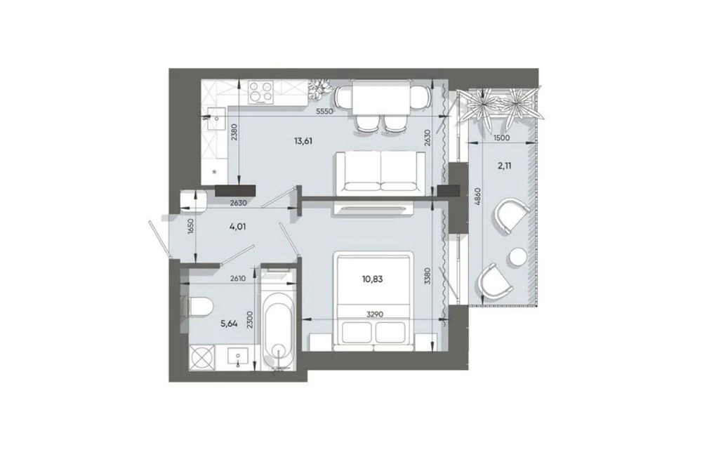 Продаж 1 кімнатна квартира вул. Стрийська, новобудова, Resid