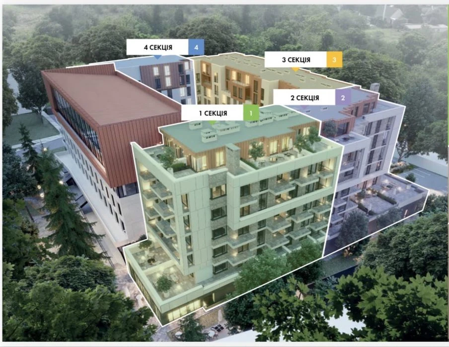 Продаж 3К пентхаусу у зданому будинку Zelena 111