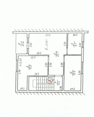 2-км кварт, 53 м2, здано, є газ, 2 км до центру, бічна Варша