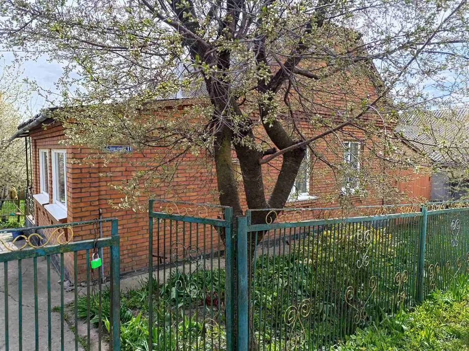 Добротний цегляний будинок з гаражем та міськими комунікація