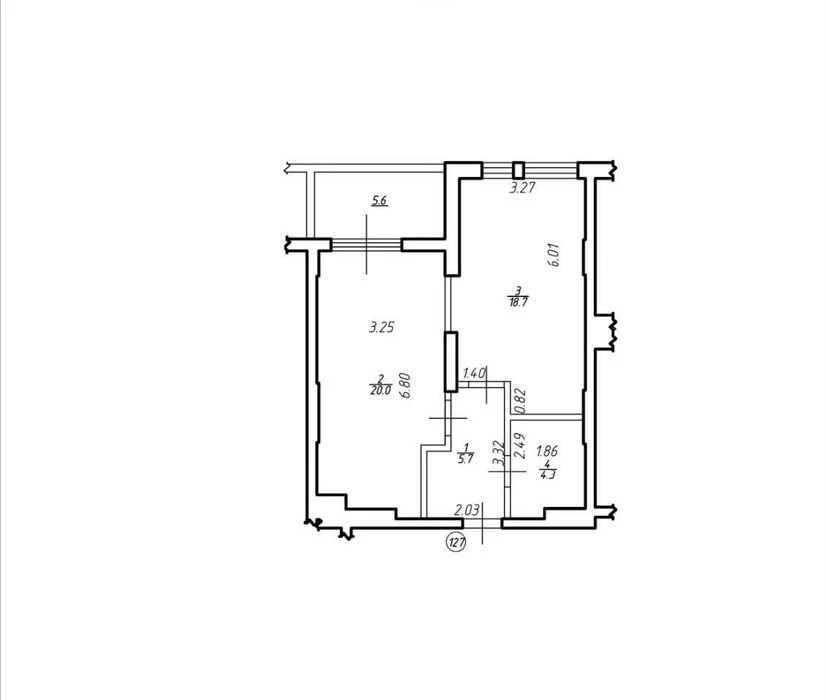 ЗДАНИЙ БУДИНОК! Продаж 1 кімнатної квартири 53,6 м² в ЖК Com