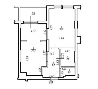 АКЦІЯ! Однокімнатна квартира 52,8 м², вул Під Голоском, здан