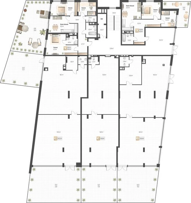 Продаж 3 кім. квартири SOUL PARK вул П. Орлика 116.11 кв.м