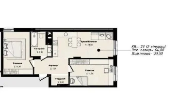 Продаж 2-кім в ЖК MOON CLUB |Бізнес-клас з паркінгом|Пасічна