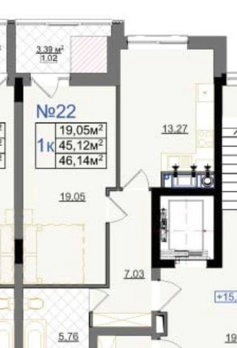 Продаж 1 кім. квартири Очеретяна,7 /Карпатбуд. ЗДАНО/ Газ є