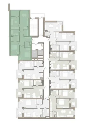 Продаж 3 кімнатної квартири , площею 91,9 м2 , ЖК Фруктова А