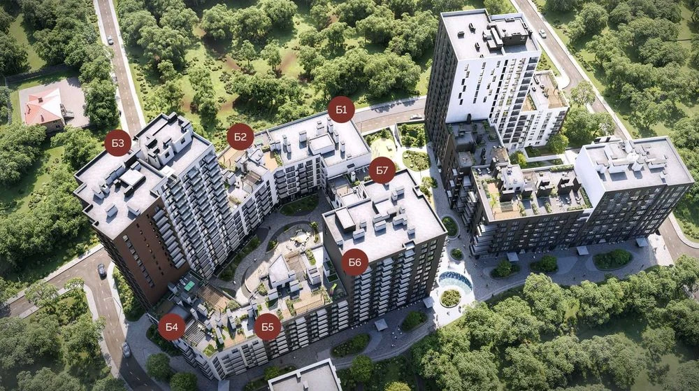 Продаж 3 кімнатної квартири , площею 91,9 м2 , ЖК Фруктова А