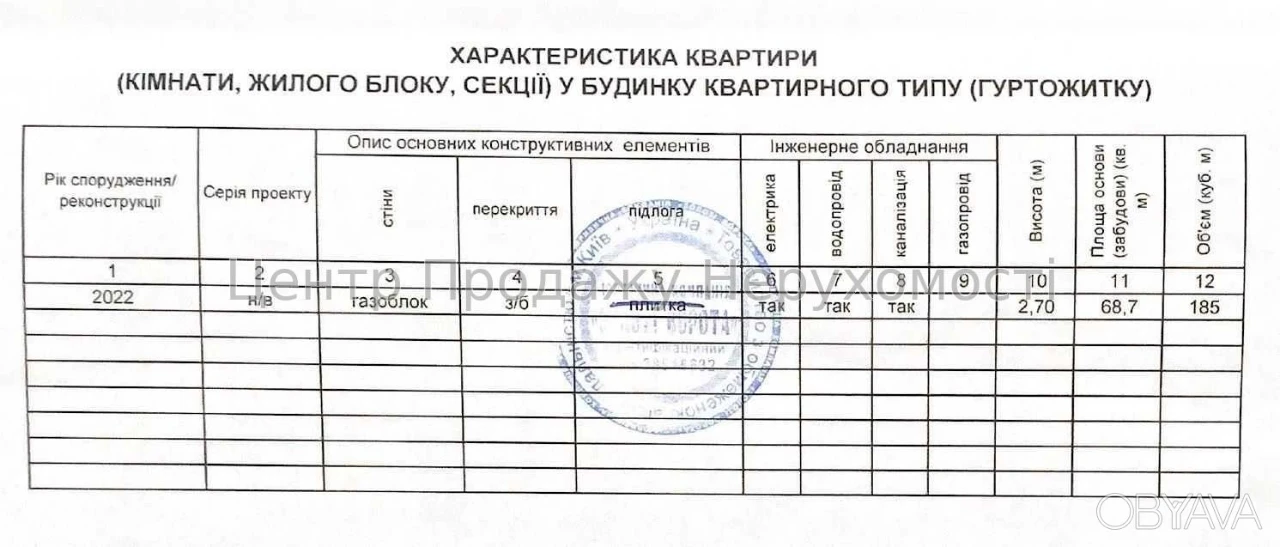 2-room apartment, 68.7 sq.m.