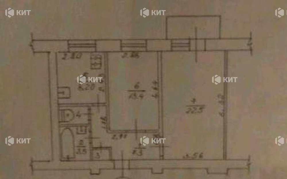 2к. 58м2 Центр (м. Площадь Конституции, Павловская (Розы Люк