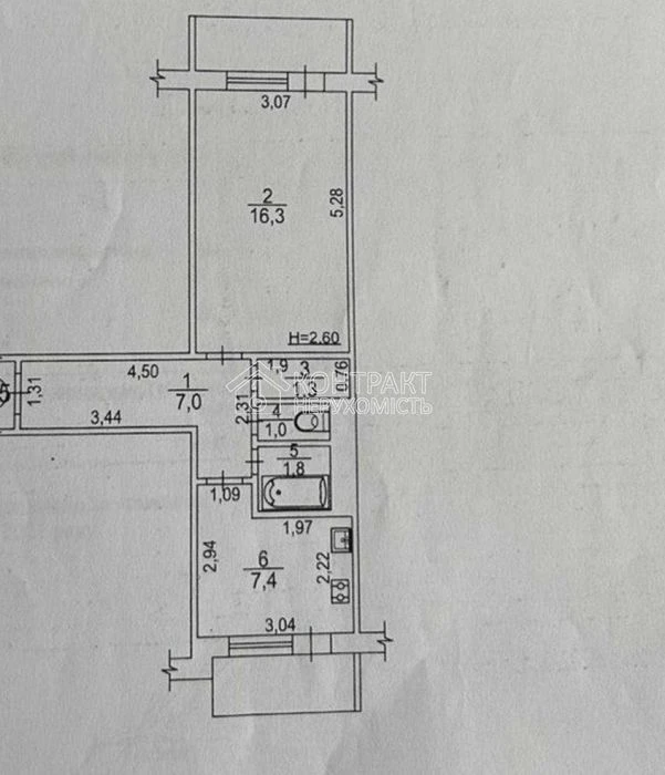 Продається 1 к кв проспект Науки