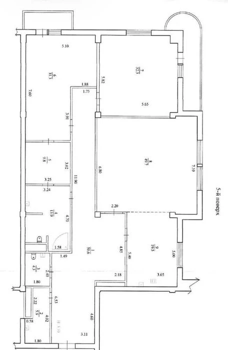 4 BEDROOMS! GAS!! Residential complex Yaroslava Mudrogo 30A! Page condition! For sale 5