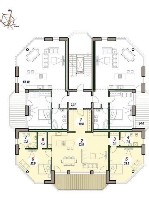 For sale 2-room apartment 142 sq. m. on Lomakivska st. 19B • ID 34