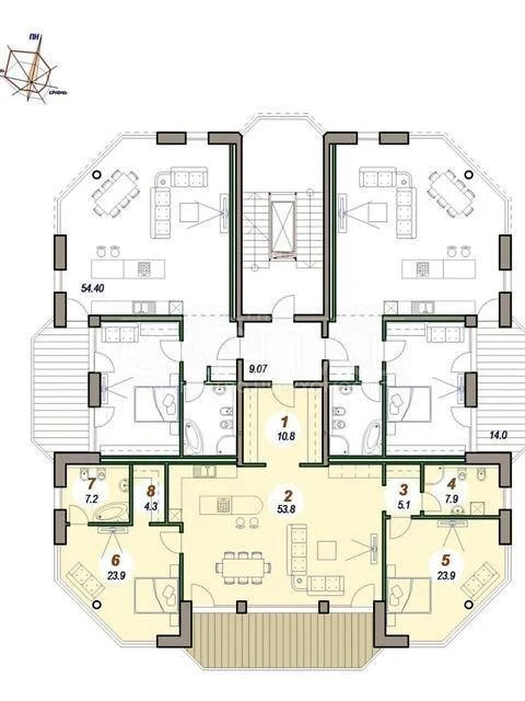 For sale 2-room apartment 142 sq. m. on Lomakivska st. 19B • ID 34