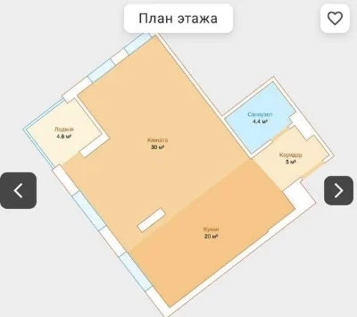 Супер! Низкая цена –50%. видовая 3х комн в ЖК River Hall