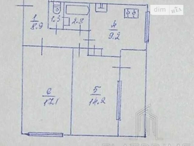 Продаж 2к квартири 56.6 кв. м на вул. Ованеса Туманяна 8 • I