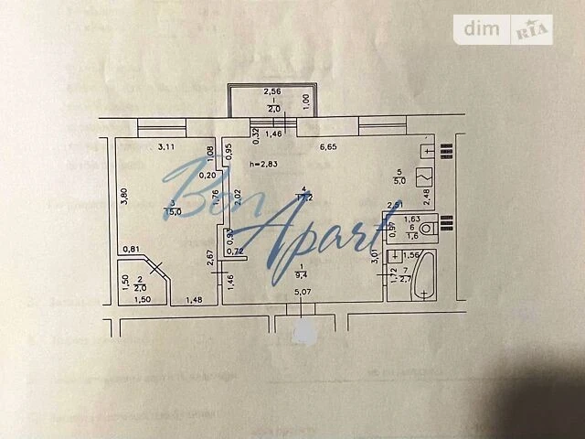 Продаж 2к квартири 55 кв. м на вул. Івана Світличного 4 • ID