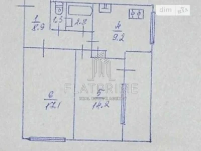 Продаж 2к квартири 56.6 кв. м на вул. Ентузіастів 31 • ID 34