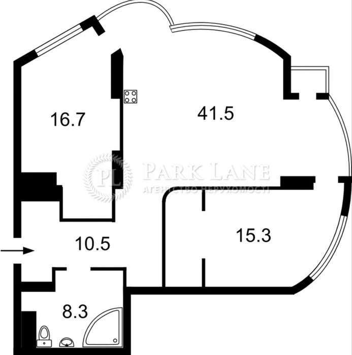 Продаж 3к квартири (102м2) з новим ремонтом в ЖК Смарагдовий