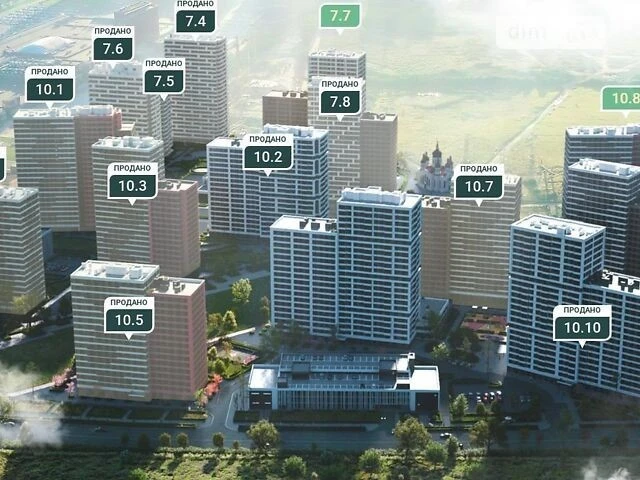 Продаж 1к квартири 42 кв. м на просп. Європейського Союзу 1