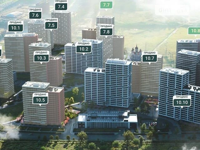 Продаж 1к квартири 44 кв. м на вул. Всеволода Змієнка 27А •