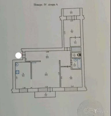 3-комнатная квартира, 70.00 кв.м