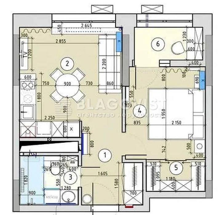 Продаж 1 кімнатна квартира 43м Липківського митрополита 38а,