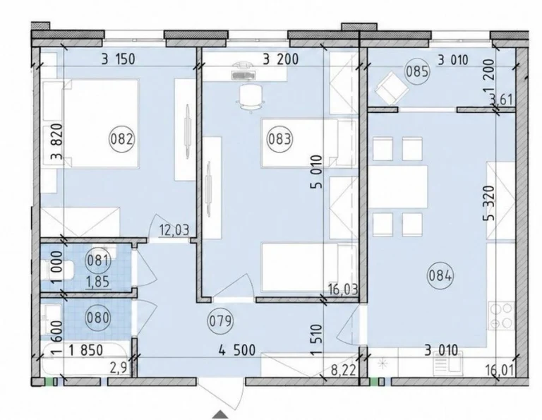 БЕЗ КОМІСІЇ! ПРОДАЖ 2-КІМНАТНОЇ КВАРТИРИ 61 м² У ЖК «НОВА АН