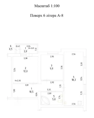 Продам 2-кімнатну квартиру, проспект Берестейський (Перемоги