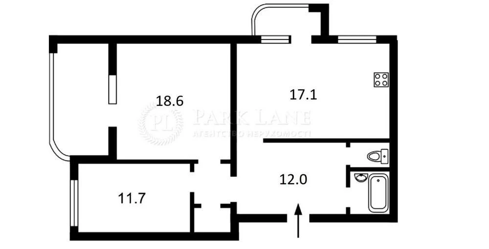 BARGAIN! Apartment for sale 2k 72m Novatoriv st. 9, Dniprovskyi